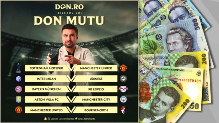 Biletul lui Don Mutu! Ce a pariat la Tottenham – Manchester United și Genoa – Napoli Fanatik.ro” „prefix”:”@ 