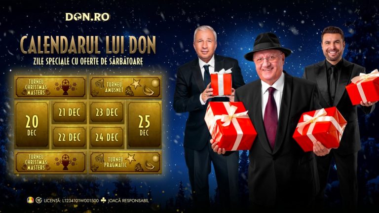 (P) „Don, Don să-nălțăm” – Surprize Zilnice în Calendarul lui Don! Fanatik.ro” „prefix”:”@ 