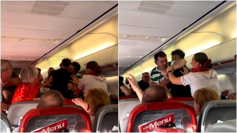 Video. Haos in avion, doi pasageri s-au luat la bătaie în timpul zborului. Aeronava a aterizat de urgență în Bulgaria Fanatik.ro” „prefix”:”@ 