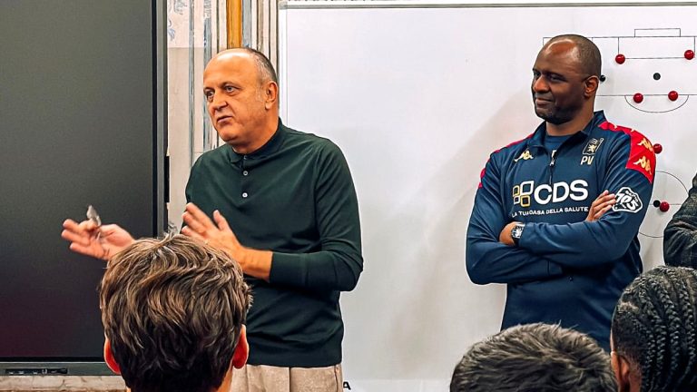 Patrick Vieira a vorbit despre întâlnirea cu Dan Șucu. Antrenorul lui Genoa a reacționat și la obiectivul propus de patronul român Fanatik.ro” „prefix”:”@ 