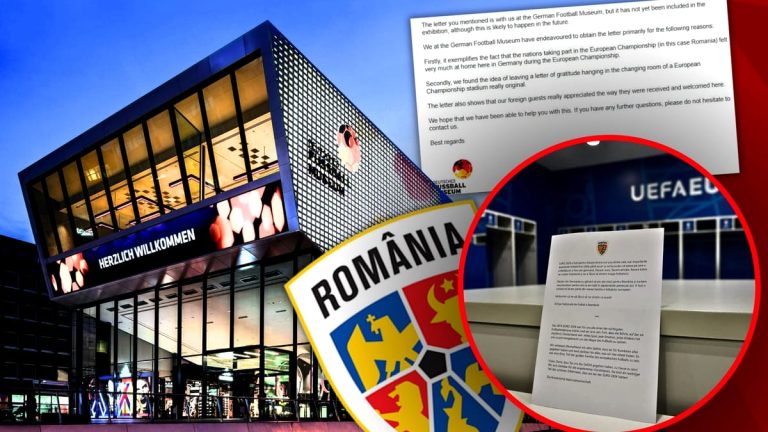 Scrisoarea României de la Euro 2024, expusă în premieră la Muzeul Fotbalului din Germania. Reacția instituției pentru Fanatik. Update exclusiv Fanatik.ro” „prefix”:”@ 