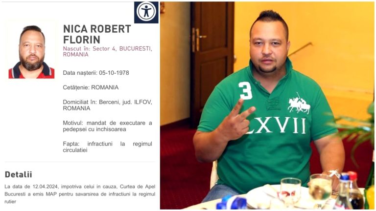 Un român dat în urmărire internațională, adus în țară din Italia. Pentru ce a fost condamnat Nica Robert Florin Fanatik.ro” „prefix”:”@ 