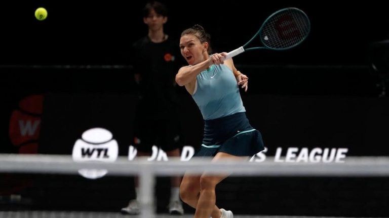 Înfrângere categorică pentru Simona Halep și partenera sa la World Tennis League. Meciul a durat 20 de minute Fanatik.ro” „prefix”:”@ 