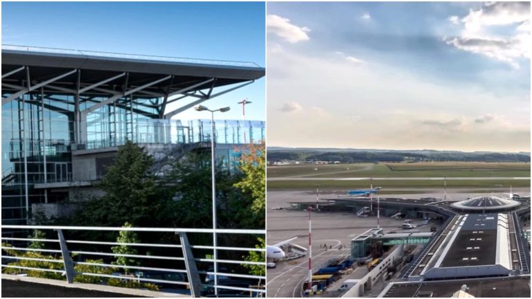 Singurul aeroport din Europa care se află în două țări. Una dintre ele a oferit terenul, cealaltă a plătit costurile construcției Fanatik.ro” „prefix”:”@ 