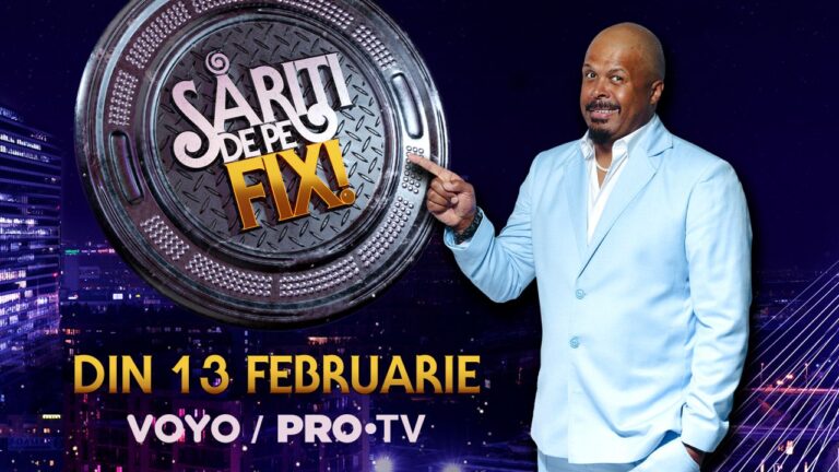 Cel mai nebun show de divertisment revine, cu un nou sezon, la PRO TV!  Din 13 februarie, comedia se mută la Săriți de pe fix! (Stiri @ Sport.ro)