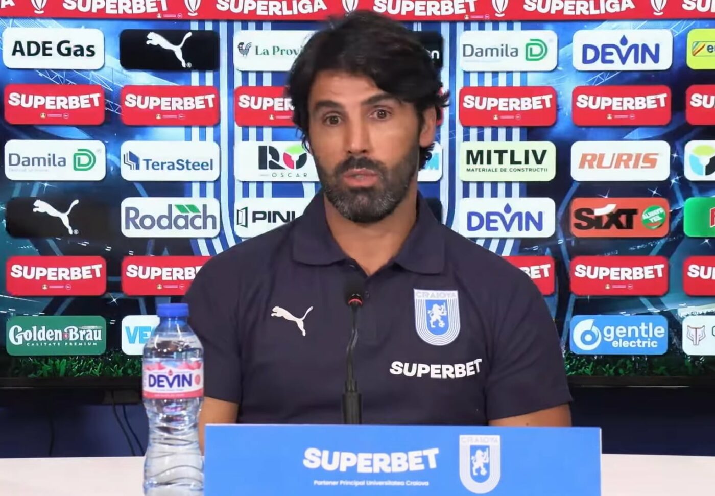 Filipe Coelho, pus în dificultate la conferința de prezentare! Întrebarea care l-a făcut să ridice din sprâncene pe noul antrenor al Universității Craiova