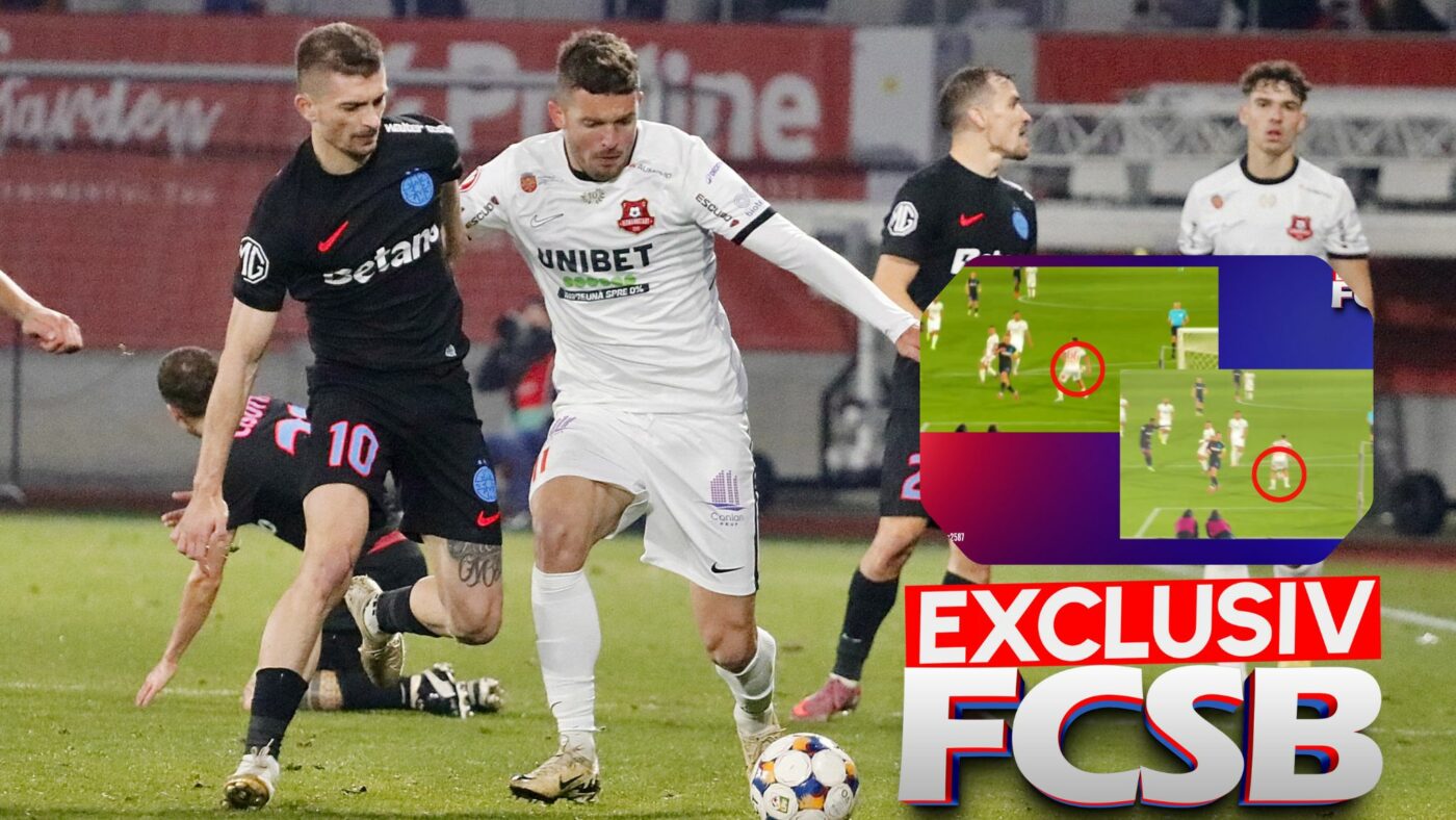 Imaginea care nu s-a văzut la TV din Hermannstadt – FCSB 3-3 apare la 24 de ore de la meci: „Penalty clar! De ce mai avem VAR?”. EXCLUSIV